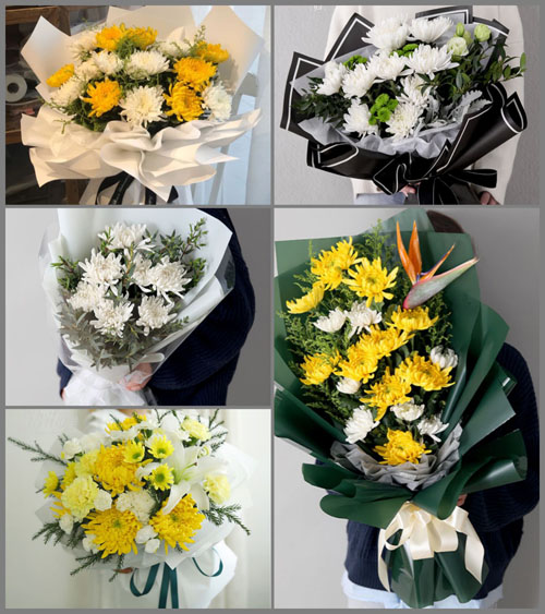 湖北孝感市大悟县宣化店镇云彩村白事花束代送